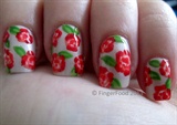 Roses for short nails