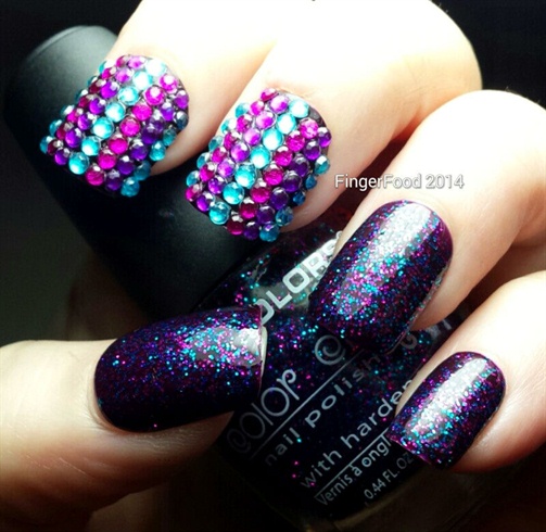 #31NAILS2014 March Day 3 - Glitter