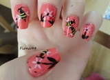 Cute Bee Nails