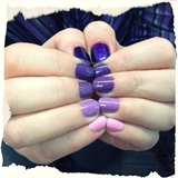 Purple hand gradient