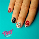 Multi flowers and dots