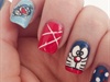 Cute Doraemon Nails
