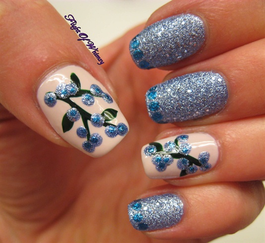 Textured Blueberries