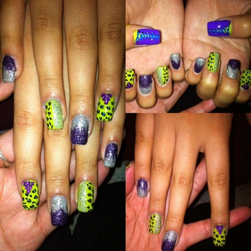 cousin&#39;s new years nails