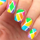 Color Blocking Nails