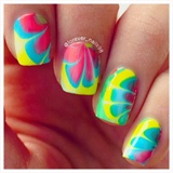 Water Marble Nails