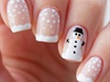 Snowman Nail Art