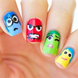 Disney Inside Out Nails