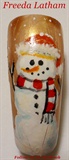 Santa Hat Snowman