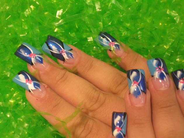 New BLUE &quot;Nails by Lilia&quot;