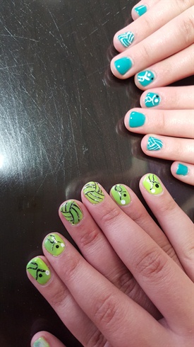 Volleyball nails