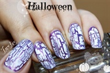 vernis crackle Halloween Violet