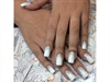 White diamond nails
