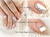 Gelish Wedding nails with Swarovski crys