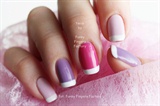 CUTE CANDY Shellac French manicure