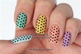 Pastel Spotty nails