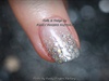 Gelish Silver Glitter Ombre nails