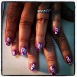 Purple and Daisies