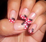 Minnie Mouse French Tip