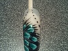 hand painted peacock feather