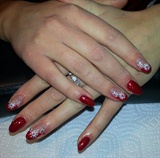 christmas red with snowflakes :)