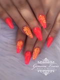 Neon coral