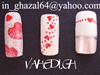 ~ghazal~  valentine&#39;s nail design