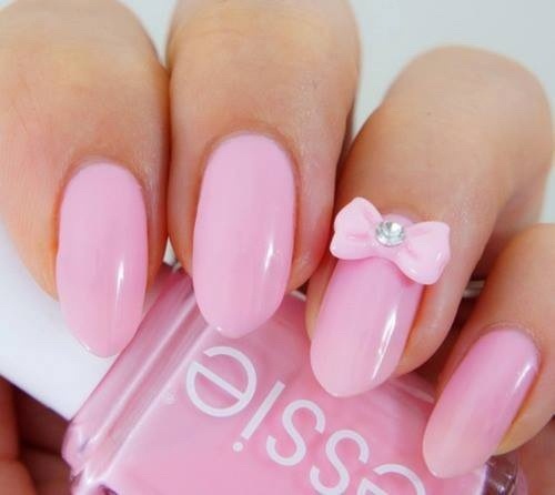Girly Pink Nails