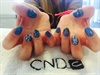 Blue 3D Nails