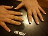 my first acrylic nails done by myself