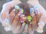 Cute 3D nails