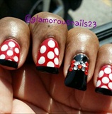 Minnie Mouse Nails 