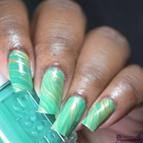 Watermarble Wednesdays: Green &amp; Gold
