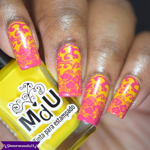 Barbie Pink With Yellow Stamping