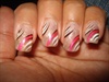 pink n black nails