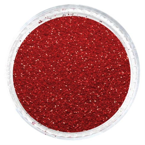 Crimson Red Matte Glitter