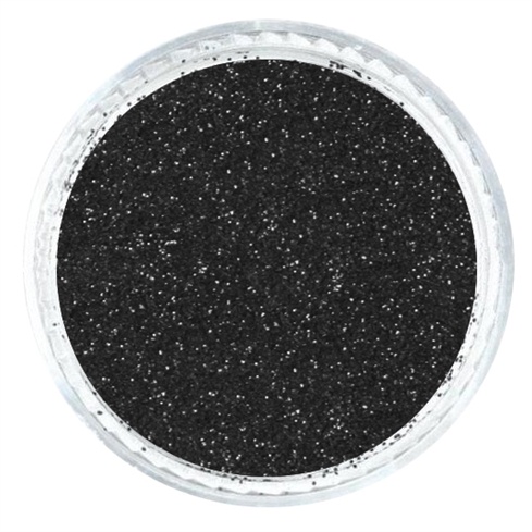 Black Licorice Matte Glitter