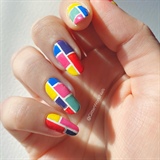 Color Block Nails 🎨