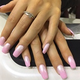 Baby pink ombre