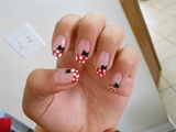 Minnie Mouse nails☺ (inspired)