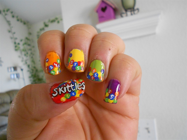 Skittles design (left hand)