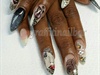 Hand Painted Almond Nails