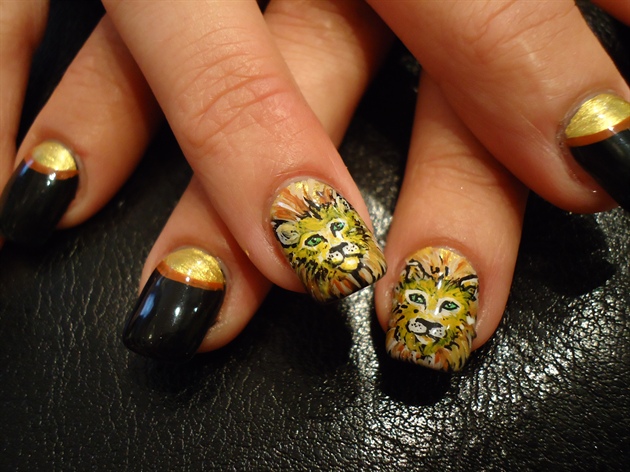 7. Lioness Nail Design - wide 4