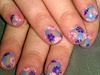 Flowers for tiny nails. Robin Moses insp