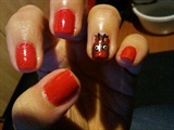 rudolph on my nails
