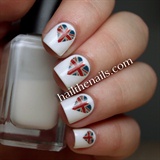 Union Jack Love Hearts Decals