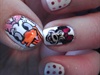 Minnie Mouse and Daisy Duck Nails