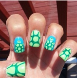 Turtle Nails Cute