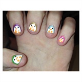 Penguins I Did On My Friend&#39;s Nails🐧