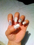 My Zebra Acrylic Nails 2011